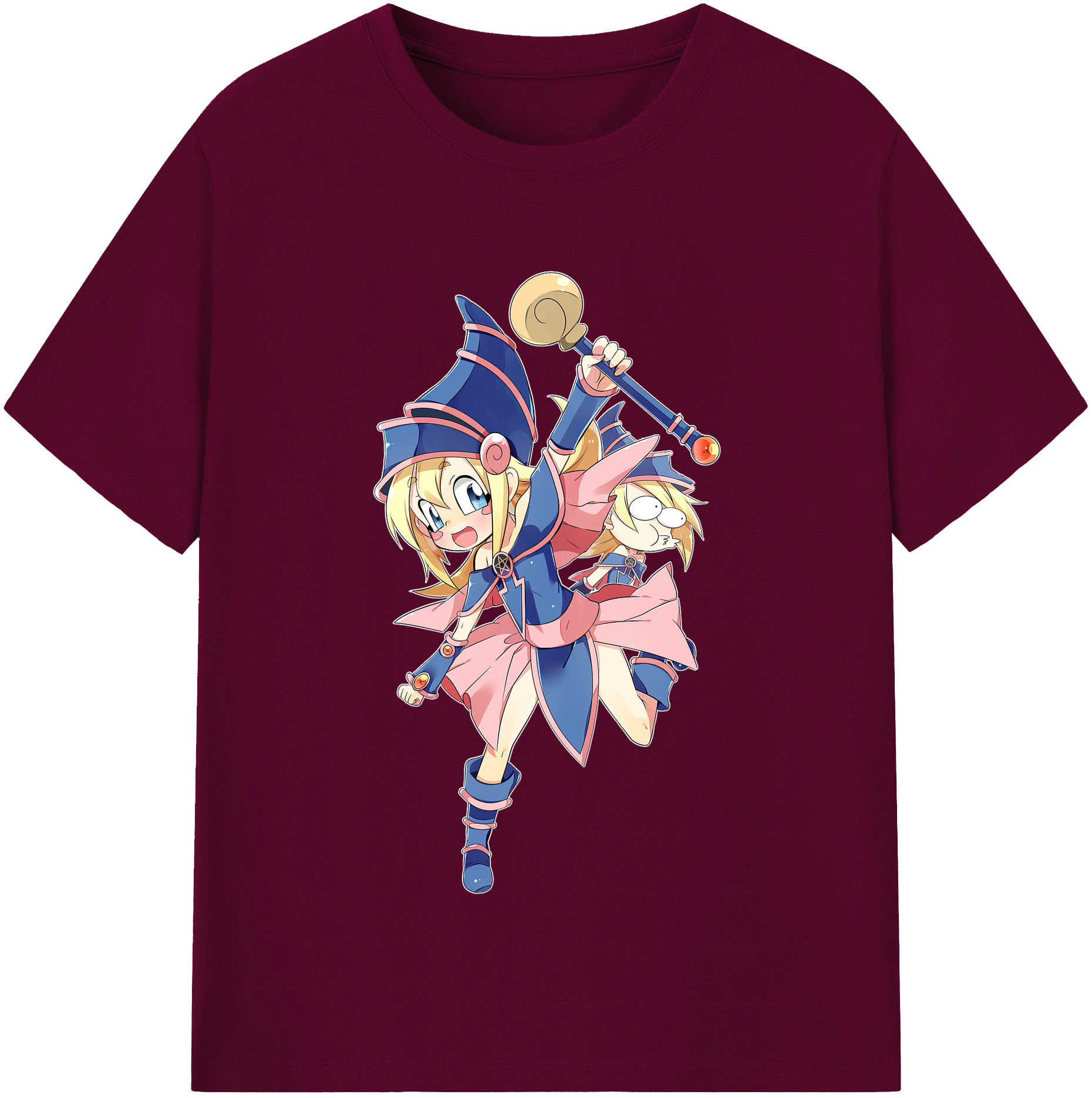 （画像用） 遊☆戯☆王 Yu-Gi-Oh! レディースカジュアルプリントTシャツ（綿100％）
